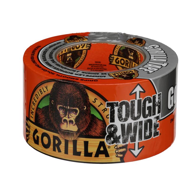 GORILLA - Gorilla 2.88 in. W X 25 yd L Silver Duct Tape - Case of 4