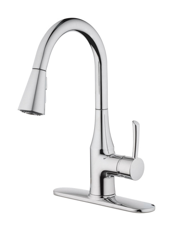 OAKBROOK - OakBrook One Handle Chrome Pulldown Kitchen Faucet