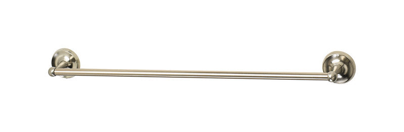 OAKBROOK - OakBrook Brushed Nickel Towel Bar 18 in. L Zinc