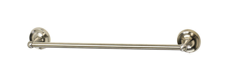 OAKBROOK - OakBrook Brushed Nickel Towel Bar 24 in. L Zinc