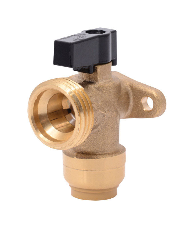 SHARKBITE - SharkBite 1/2 in. PTC X 3/4 in. MHT Brass Washing Machine Valve