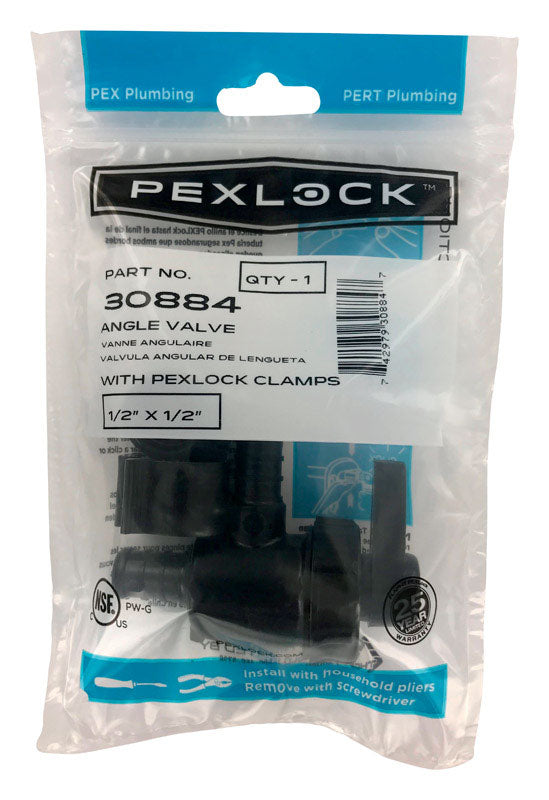 FLAIR-IT - Flair-It PEXLock 1/2 in. PEX X 1/2 in. D PEX PPSU Angle Valve