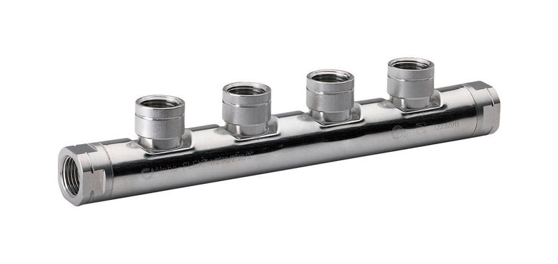 HOME-FLEX - Home-Flex 1/2 in. FPT X 1/2 in. D FPT 1/2 in. D FIP Steel Manifold