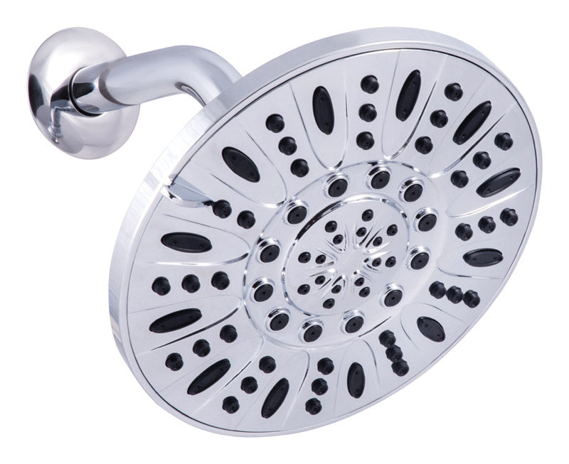 OAKBROOK - OakBrook Chrome PVC 3 settings Wallmount Showerhead 1.8 gpm [520 A3372CCP-WS]