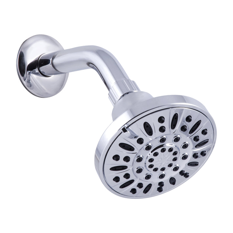 OAKBROOK - OakBrook Chrome PVC 3 settings Wallmount Showerhead 1.8 gpm [520 A3355CCP-WS]