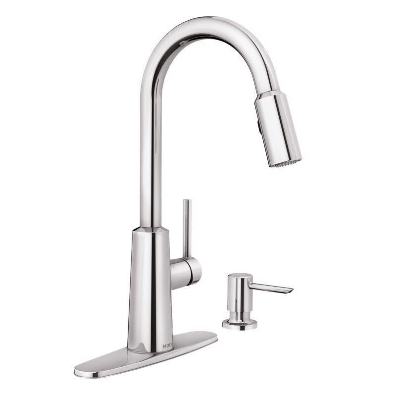 MOEN - Moen Nori One Handle Chrome Pull-Down Kitchen Faucet