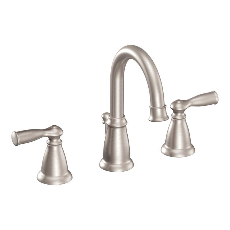 MOEN - Moen Banbury Brushed Nickel Bathroom Faucet 8-16 in.