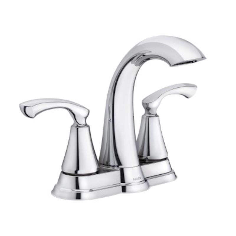 MOEN - Moen Tiffin Chrome Bathroom Faucet 4 in.