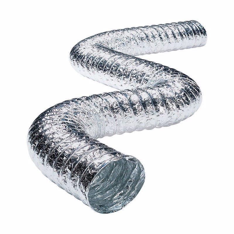 DEFLECT-O - Deflect-O 4 in. W X 96 in. L Metallic Silver Aluminum Dryer Vent - Case of 6