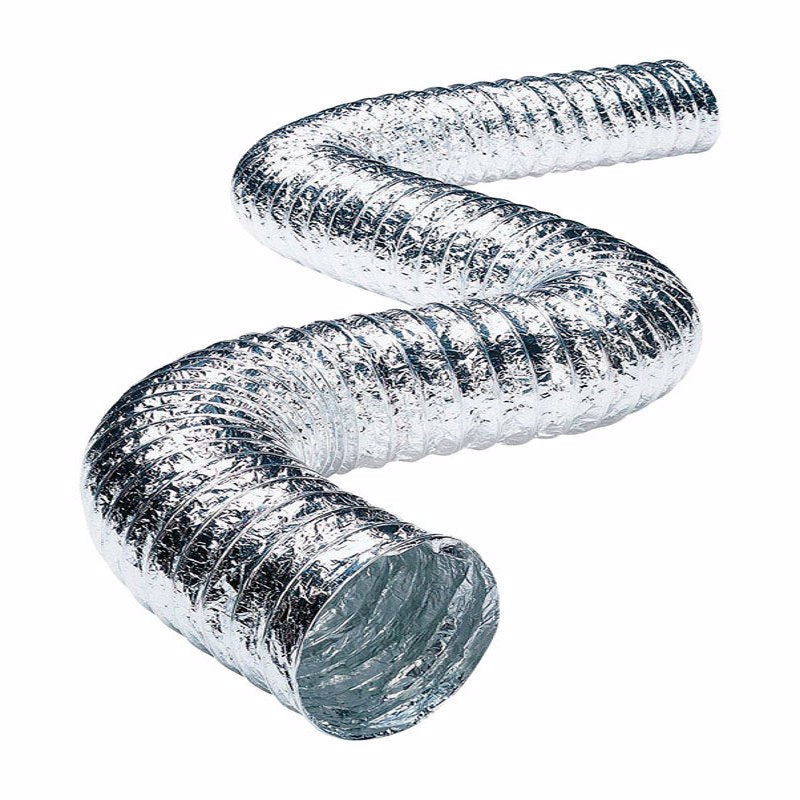 DEFLECT-O - Deflect-O 4 in. W X 300 in. L Metallic White Aluminum Dryer Vent - Case of 6