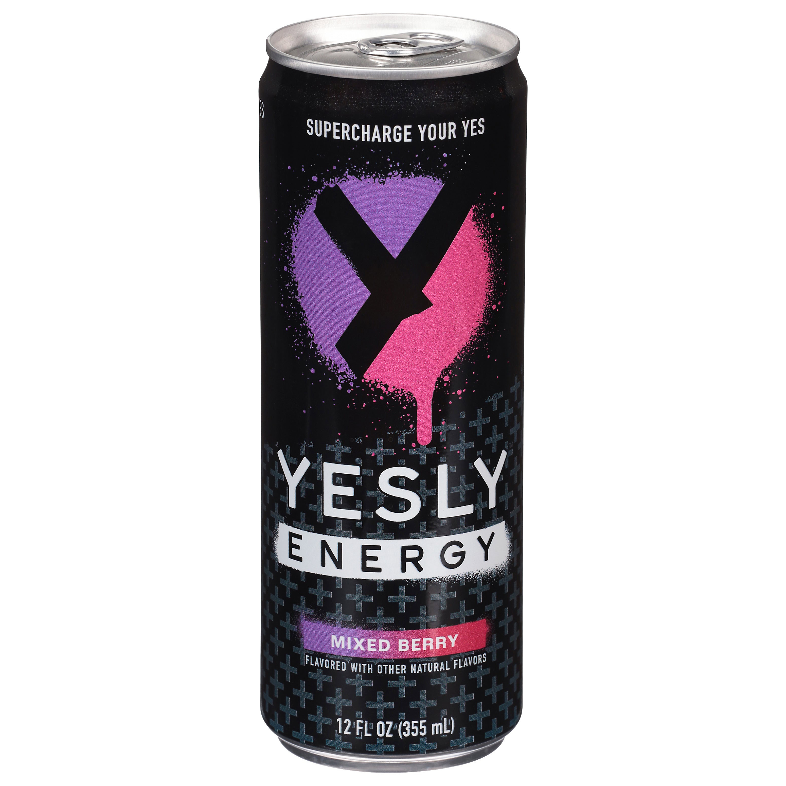 Yesly Mixed Berry Energy Drink 12 fl oz - Case of 12