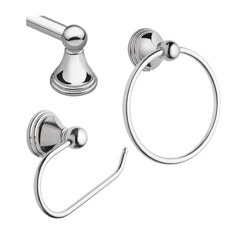 MOEN - Moen Preston Chrome Chrome Metal Bath Hardware Kit