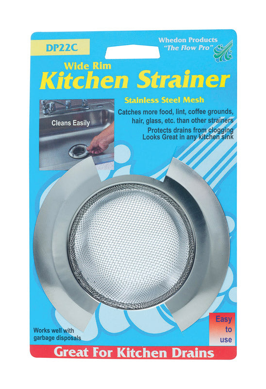 WHEDON - Whedon 4-1/2 in. D Chrome Stainless Steel Sink Strainer - Case of 10