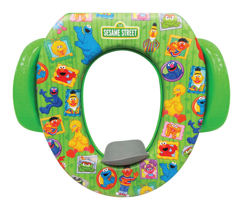 GINSEY - Ginsey Sesame Street Framed Friends Round Soft Child's Toilet Seat