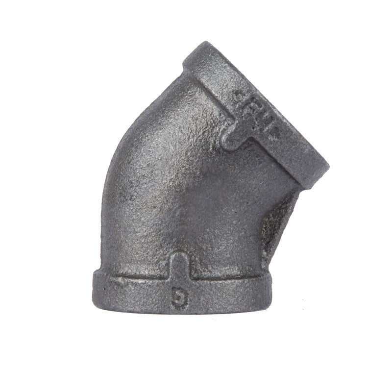 STZ INDUSTRIES - STZ Industries 2-1/2 in. FIP each X 2-1/2 in. D FIP Black Malleable Iron 45 Degree Elbow