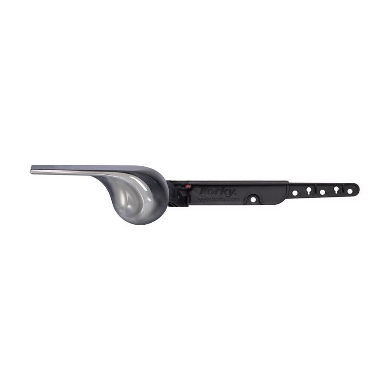 KORKY - Korky Strong Arm Flush Handle Black Chrome For Universal