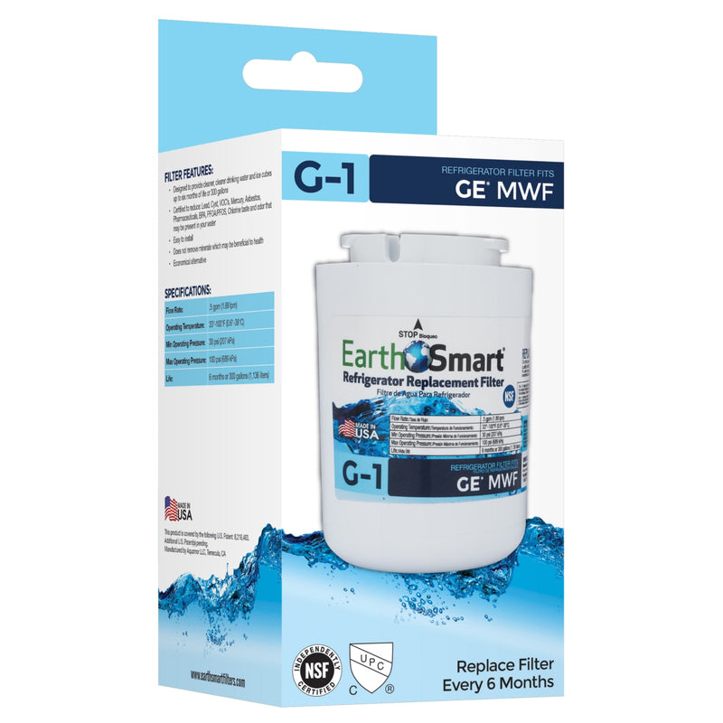 EARTHSMART - EarthSmart G-1 Refrigerator Replacement Filter For GE MWF [102612]