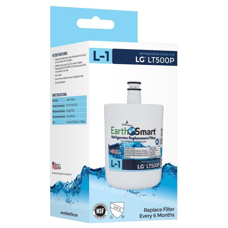 EARTHSMART - EarthSmart L-1 Refrigerator Replacement Filter For LG LT500P