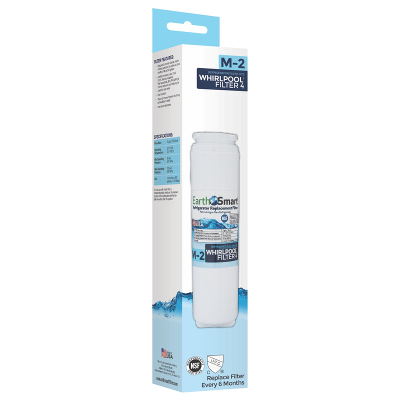 EARTHSMART - EarthSmart M-2 Refrigerator Replacement Filter For Whirlpool Filter 4 [102619]