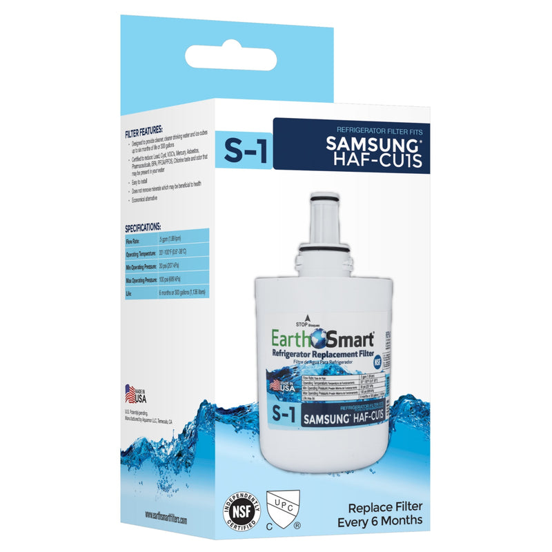 EARTHSMART - EarthSmart S-1 Refrigerator Replacement Filter For Samsung HAFCU1