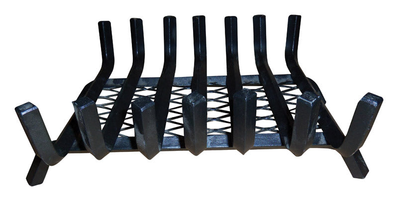 LYNX - Lynx Black Steel Fireplace Grate [S147E]