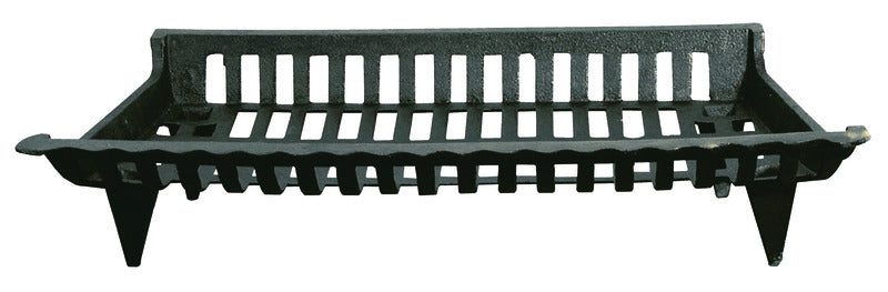 OPEN HEARTH - Open Hearth Black Cast Iron Fireplace Grate [15427N]