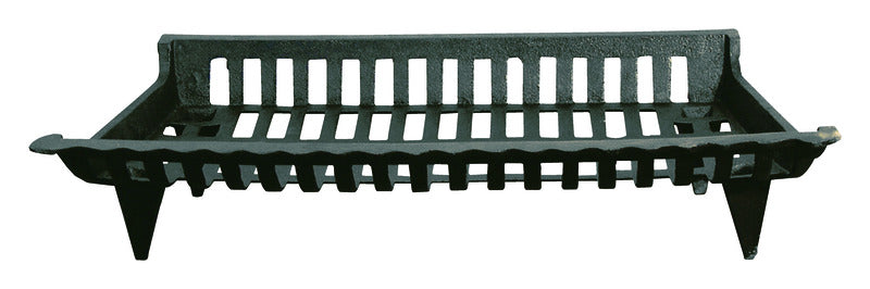 OPEN HEARTH - Open Hearth Black Cast Iron Fireplace Grate [15430]