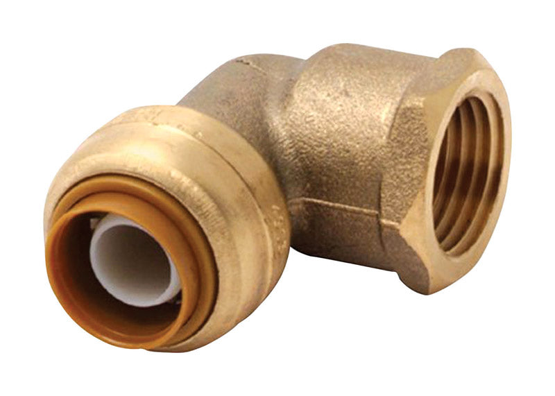 SHARKBITE - SharkBite Push to Connect 3/4 in. FNPT X 3/4 in. D FNPT Brass 90 Degree Elbow
