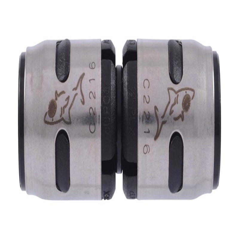 SHARKBITE - SharkBite EvoPEX 1/2 in. Barb X 1/2 in. D Push Plastic Coupling [K008A]