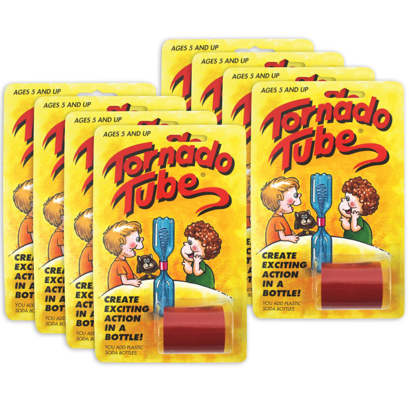 TORNADO TUBE - Twister Tube Connector Experiment, Pack of 8