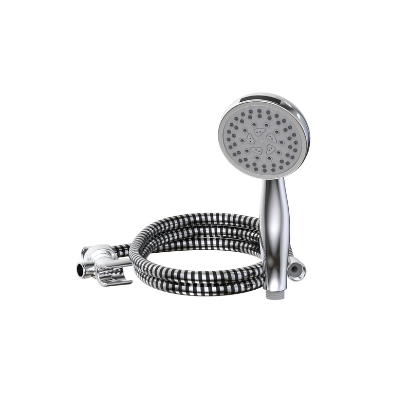 KEENEY - Keeney Stylewise Polished Chrome Plastic 5 settings Handheld Showerhead 1.8 gpm