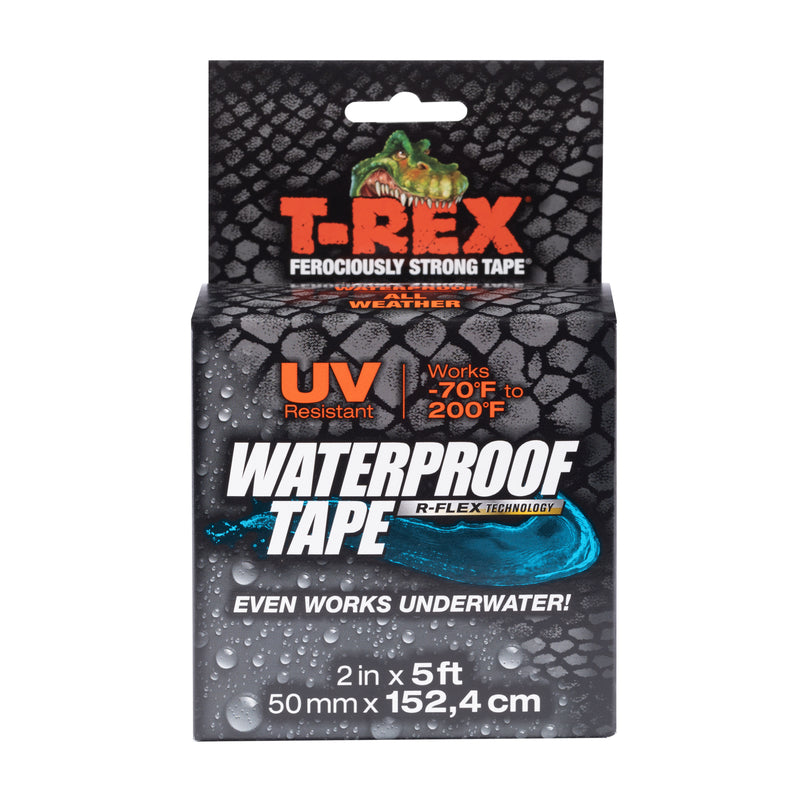 T-REX - T-Rex 2 in. W X 5 ft. L Black Waterproof Repair Tape - Case of 6
