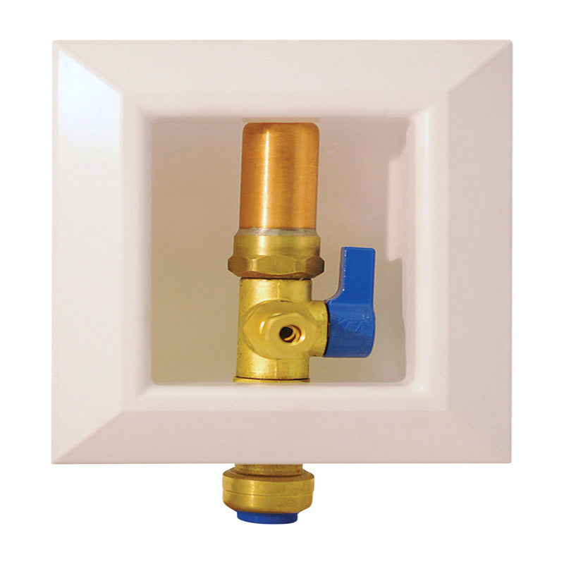 APOLLO - Apollo 1/2 in. D Ice Maker Outlet Box with Hammer Arrestor