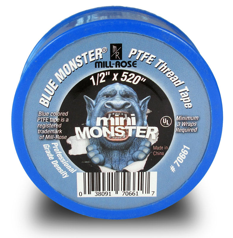 MILL ROSE - Mill Rose Blue Monster Blue 1/2 in. W X 520 in. L Thread Seal Tape