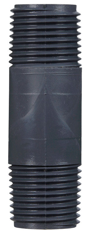 B & K - BK Products Schedule 80 1/2 in. MPT each PVC 2-1/2 in. Nipple 1 pk - Case of 10