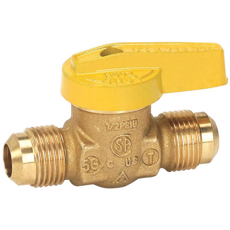 HOMEWERKS - Homewerks 3/8 in. Brass Flare Gas Ball Valve