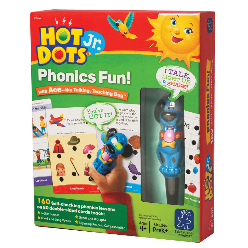 EDUCATIONAL INSIGHTS - Hot Dots® Jr. Phonics Fun! Kit