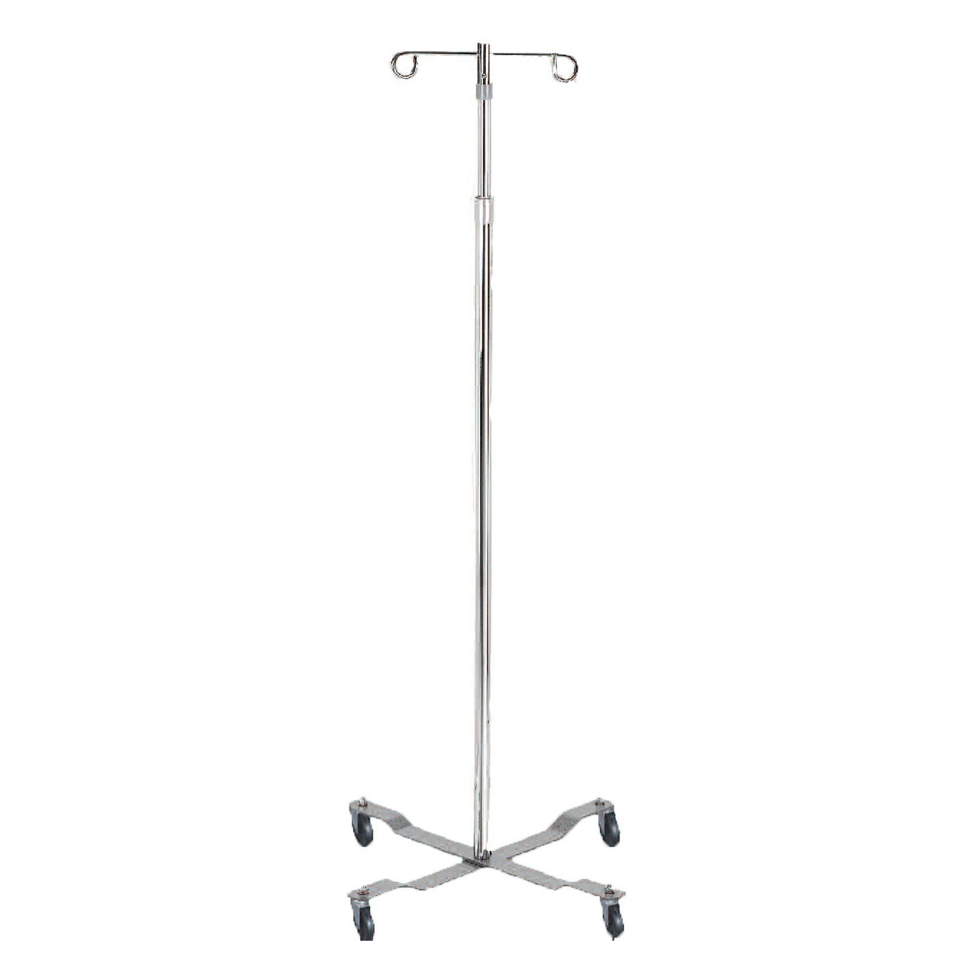 Drive Medical - IV Stand Floor Stand 2 Hooks 4 Legs with Casters [1/EA] (1139180_EA)