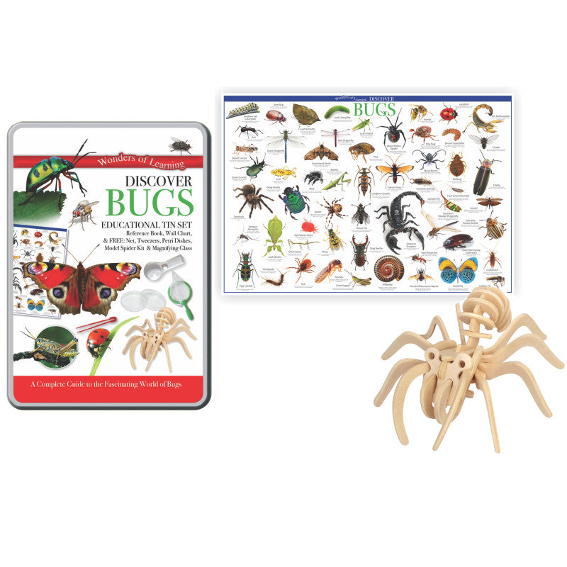 WONDERS OF LEARNING - Wonders of Learning Tin Set, Discover Bugs