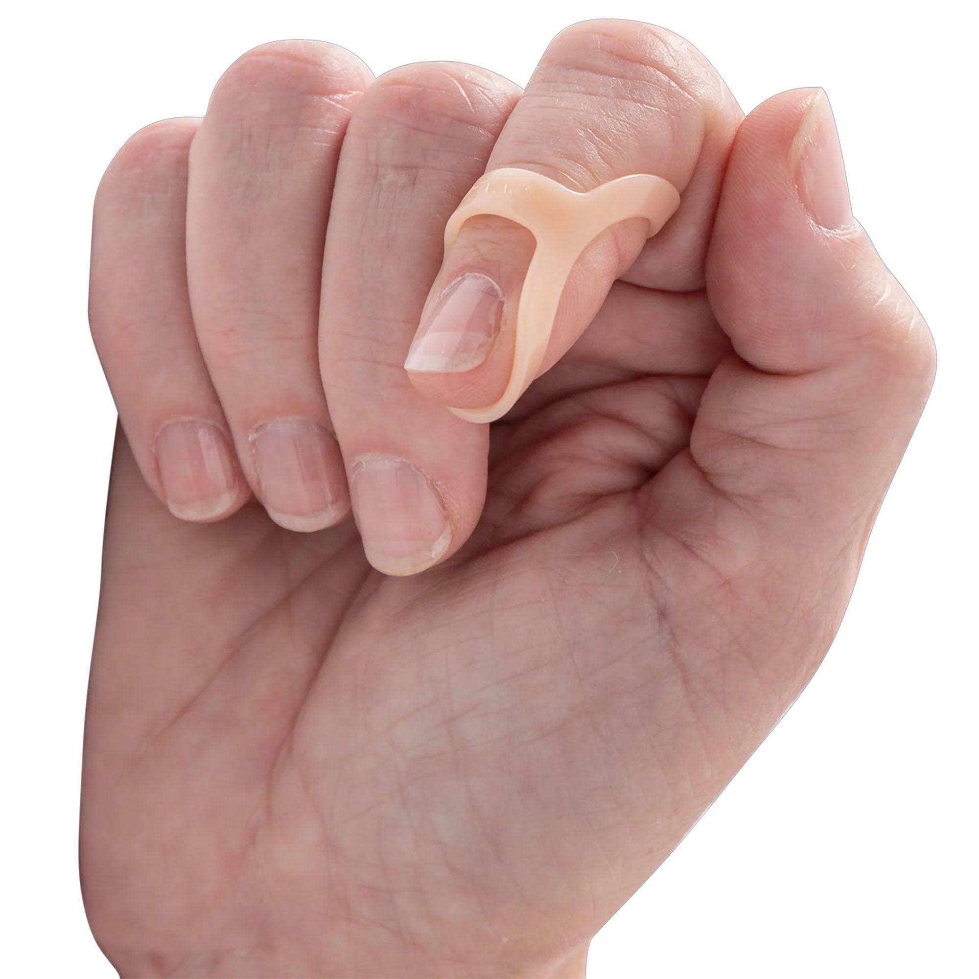 3 Point Products - Finger Splint Oval-8® Adult Size 7 Pull-On Left Hand Beige [5/PK]