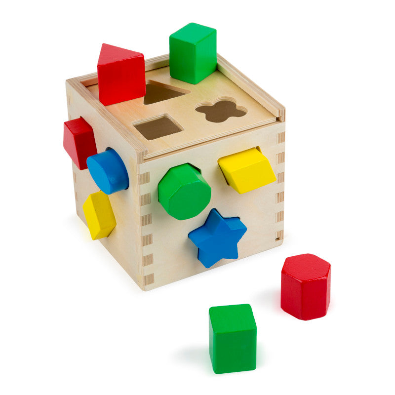 MELISSA & DOUG - Shape Sorting Cube Classic Toy