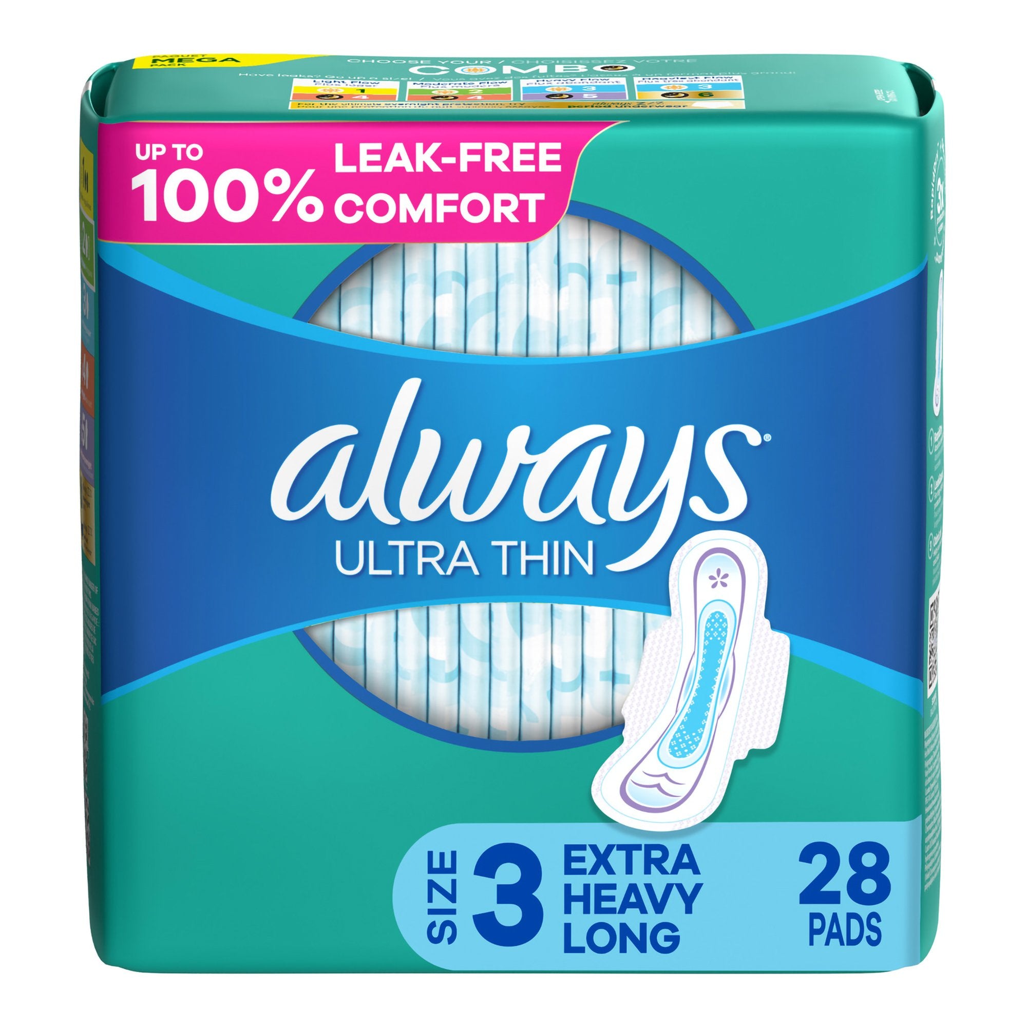 Procter & Gamble - Feminine Pad Always® Ultra Thin With Wings Super Absorbency [28/PK]