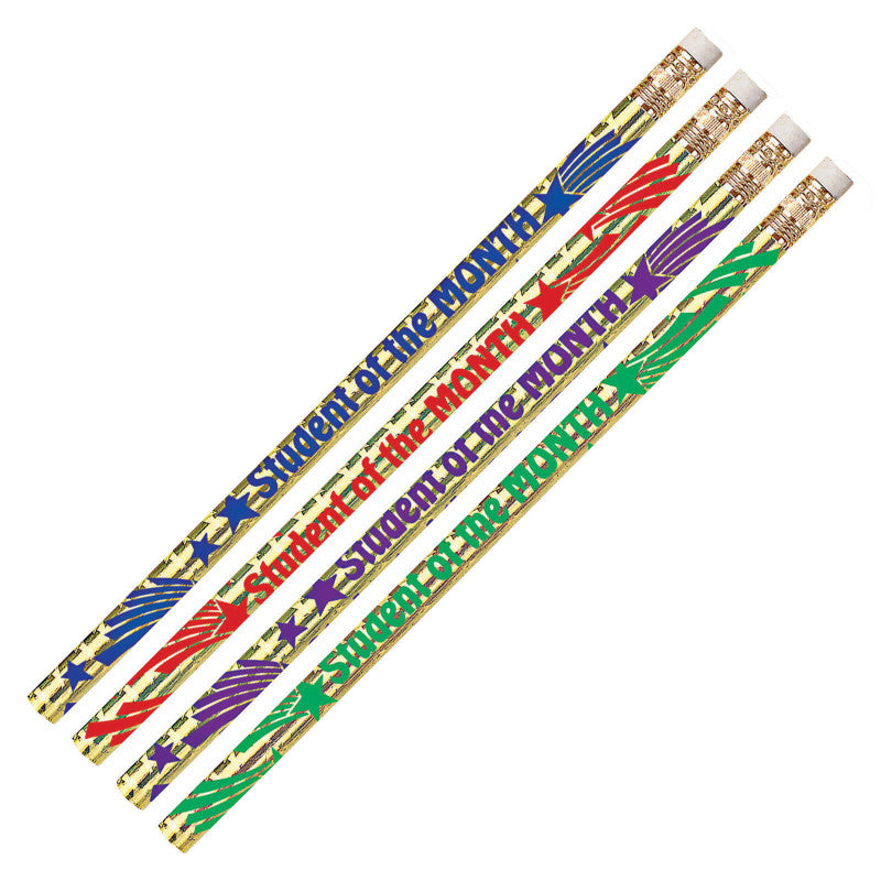 MUSGRAVE PENCIL COMPANY - Student of the Month Motivational Pencil, Pack of 144 (MUS2284G)