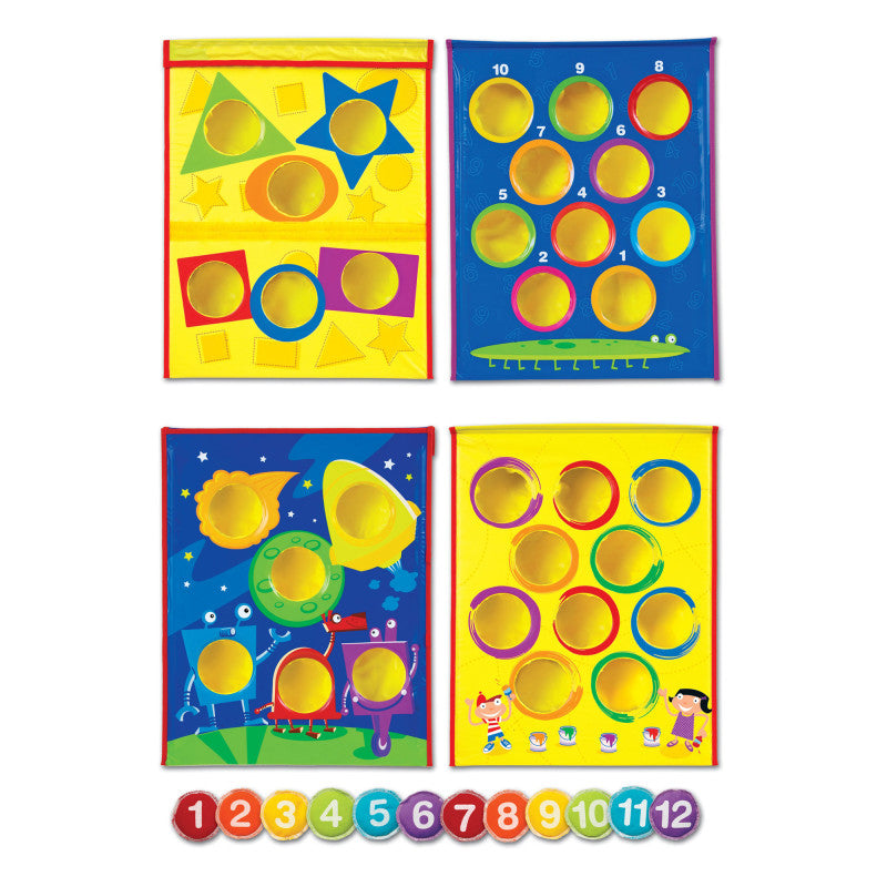 LEARNING RESOURCES - Smart Toss™ Colors, Shapes & Numbers Bean Bag Tossing Game