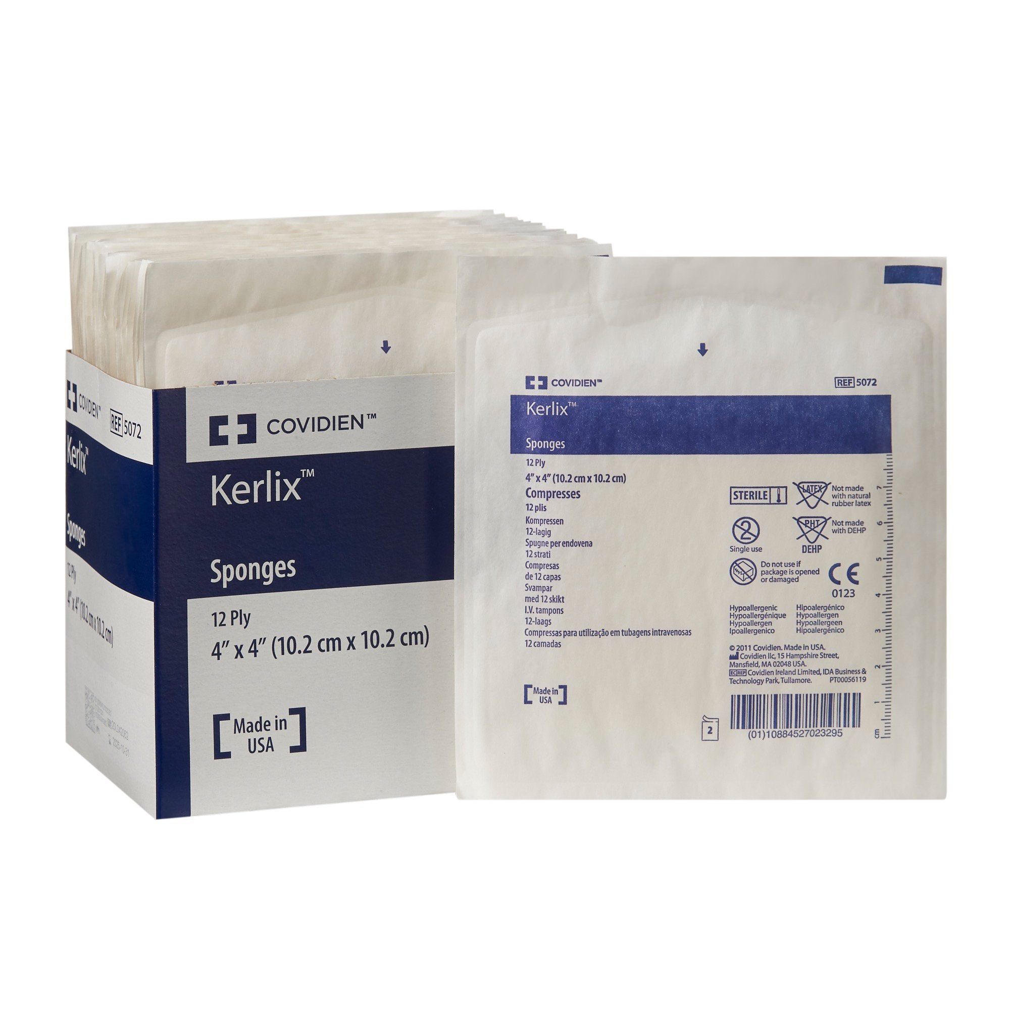 Cardinal - Fluff Dressing Kerlix™ 4 X 4 Inch 12-Ply Sterile 2 per Pack [1/PK]