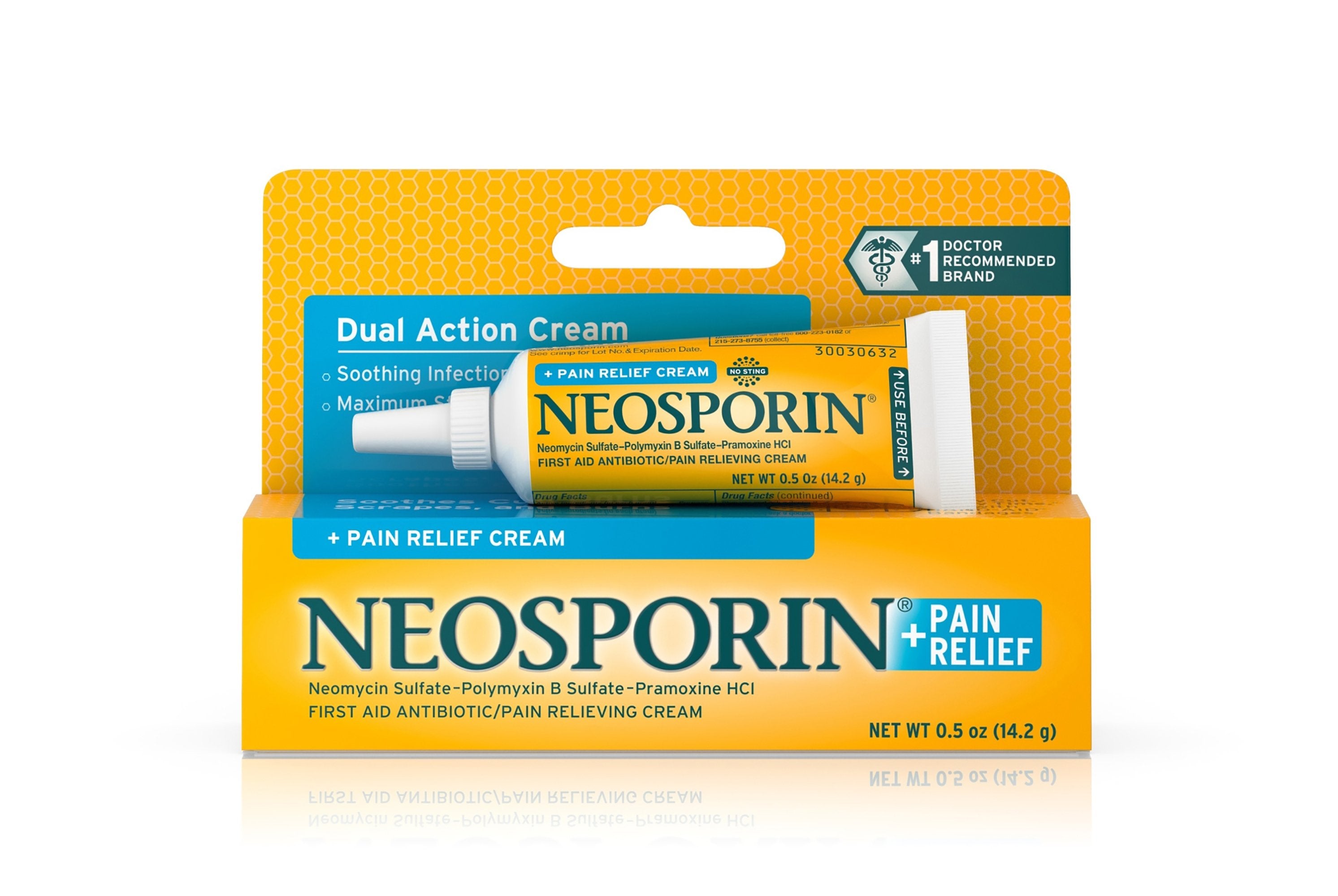 Johnson & Johnson Consumer - First Aid Antibiotic with Pain Relief Neosporin® + Pain Relief Cream 0.5 oz. Tube [72/CS]