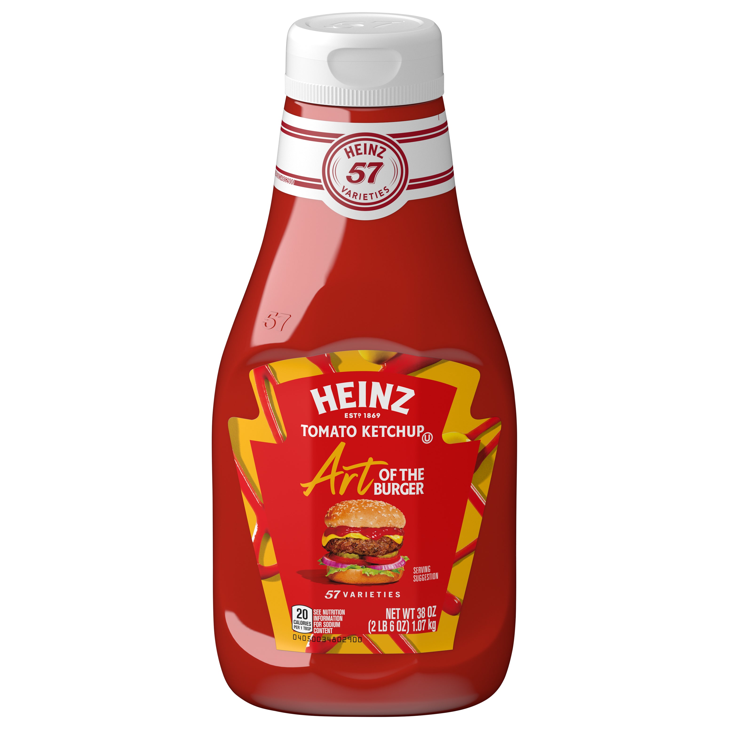 Heinz Tomato Ketchup 38 oz - Case of 12