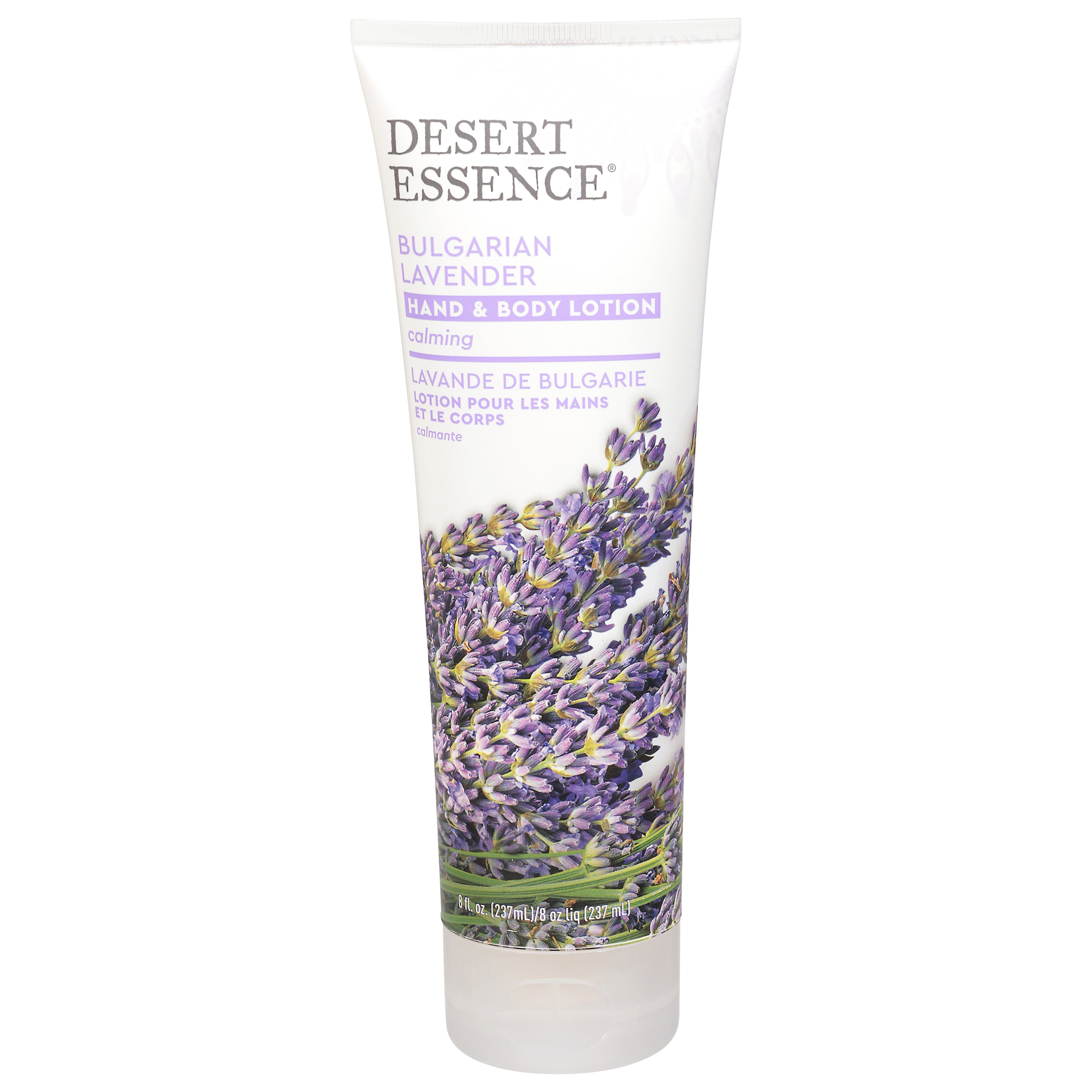 Desert Essence Calming Hand & Body Bulgarian Lavender Lotion 8 fl oz - Case of 3