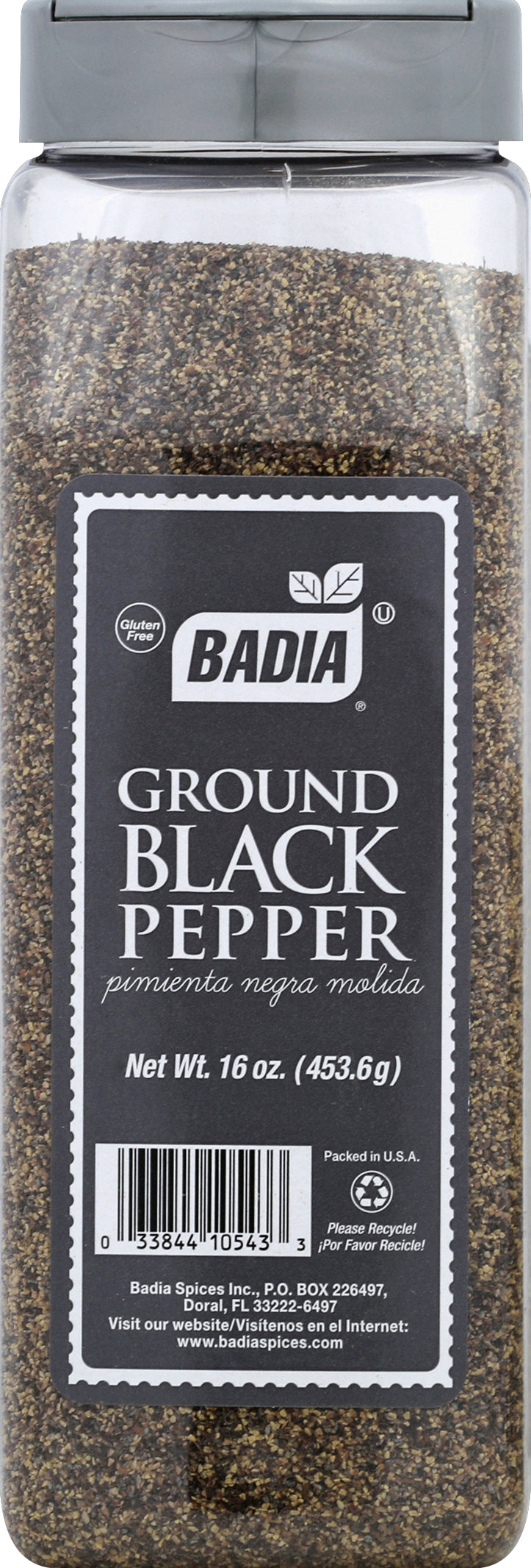 Badia Black Pepper 16 oz - Case of 6