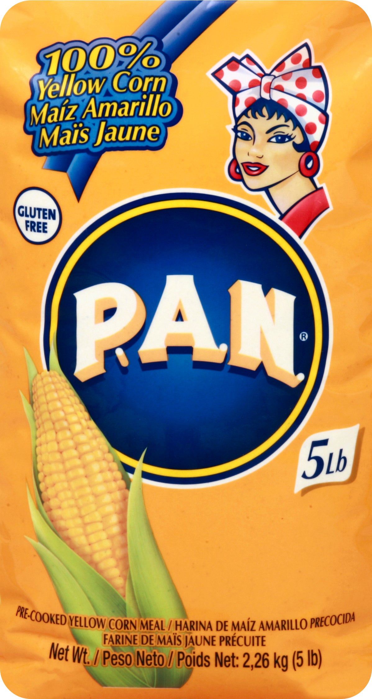 P.A.N. Corn Meal 2.26 kg - Case of 4